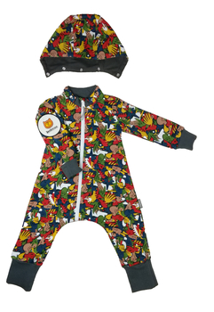 Комбинезон из футера "Граффити" ТКМ2-ГРАФФ (размер 62) - Комбинезоны от 0 до 3 лет - интернет гипермаркет детской одежды Смартордер