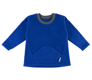 Флисовый лонгслив-оверсайз "Индиго" ФЛС-2-ТСИН (размер 80) - Лонгсливы - интернет гипермаркет детской одежды Смартордер
